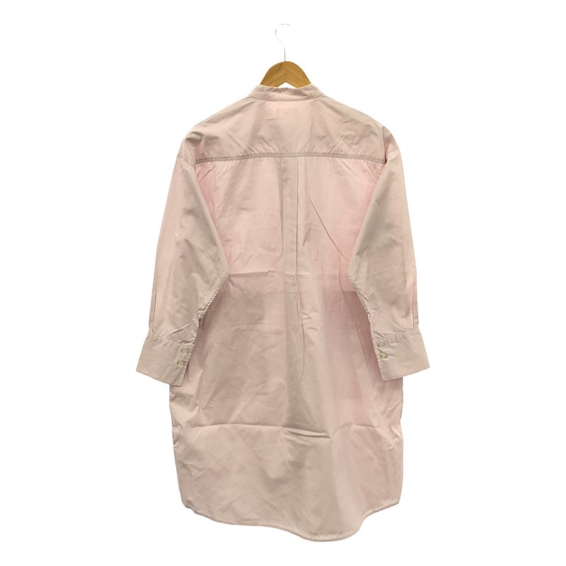 IENA / イエナ コットンブロード バンドカラーシャツワンピース