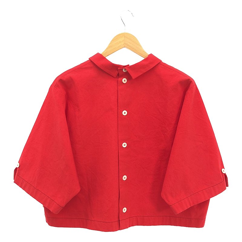 THOM BROWNE / トムブラウン ビッグポケット バックオープン プルオーバー シャツ ブラウス