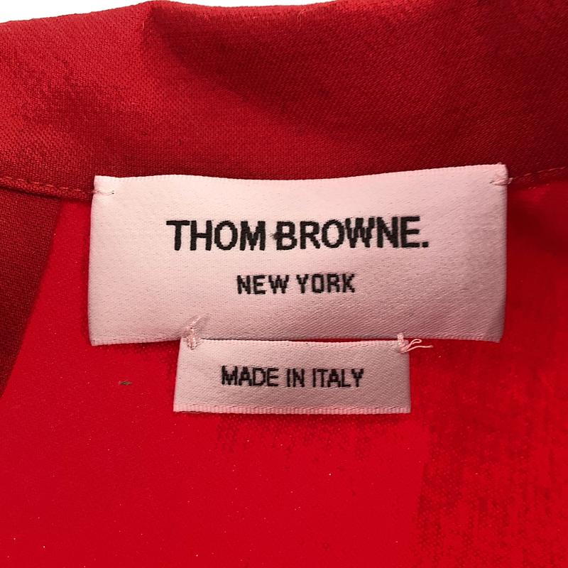 THOM BROWNE / トムブラウン ビッグポケット バックオープン プルオーバー シャツ ブラウス