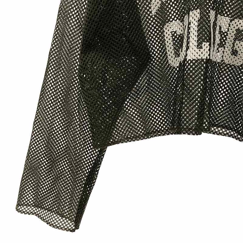 その他 メッシュ ロゴプリント ロングスリーブ Tシャツ