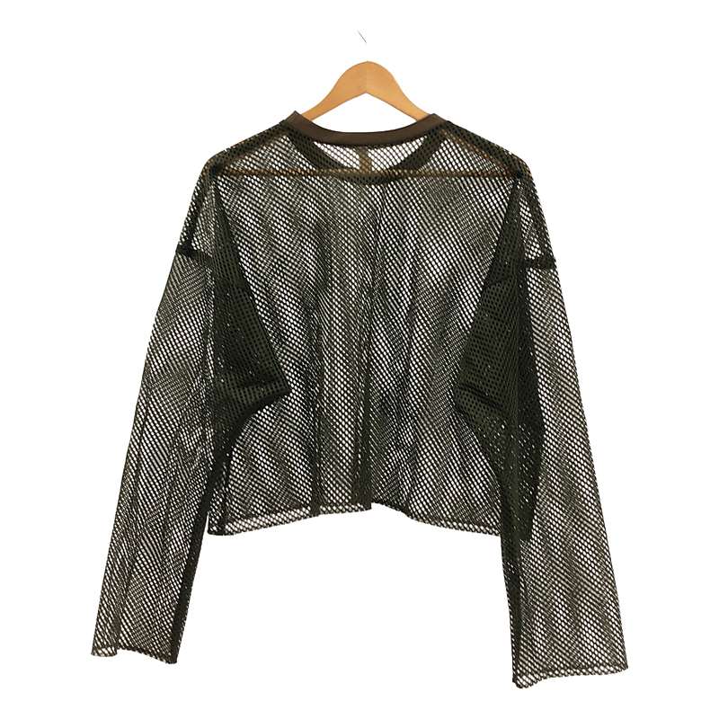 その他 メッシュ ロゴプリント ロングスリーブ Tシャツ