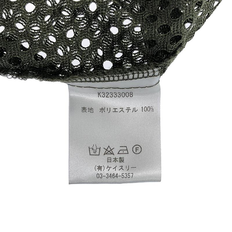 その他 メッシュ ロゴプリント ロングスリーブ Tシャツ