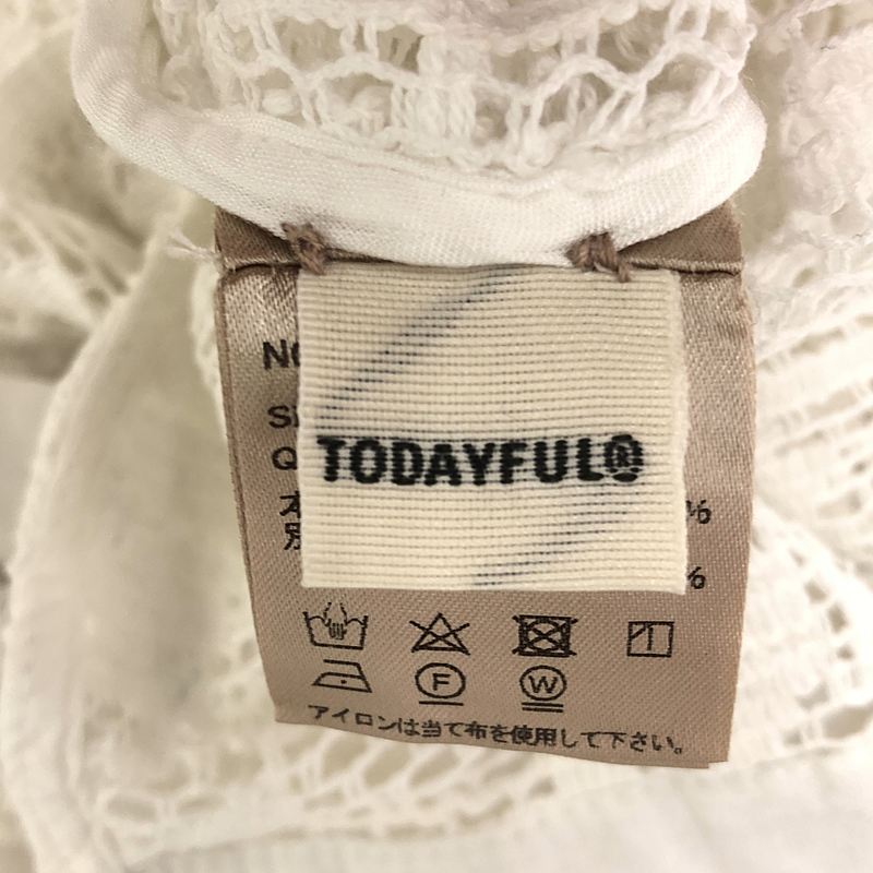 TODAYFUL / トゥデイフル Block Lace Shirts ブロックレースシャツ