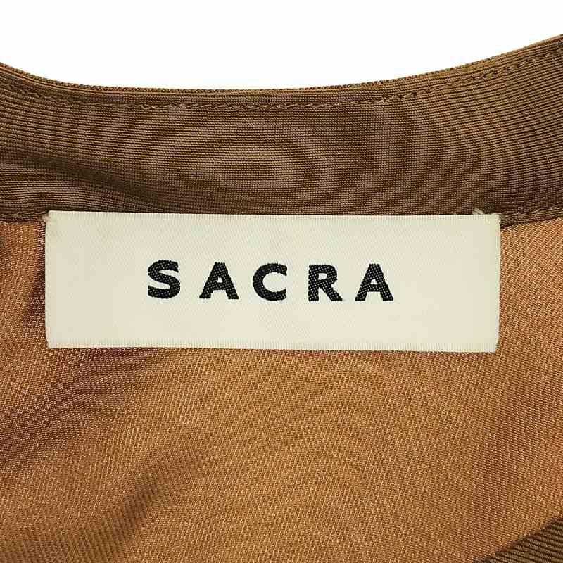 SACRA / サクラ ウエストギャザーワンピース