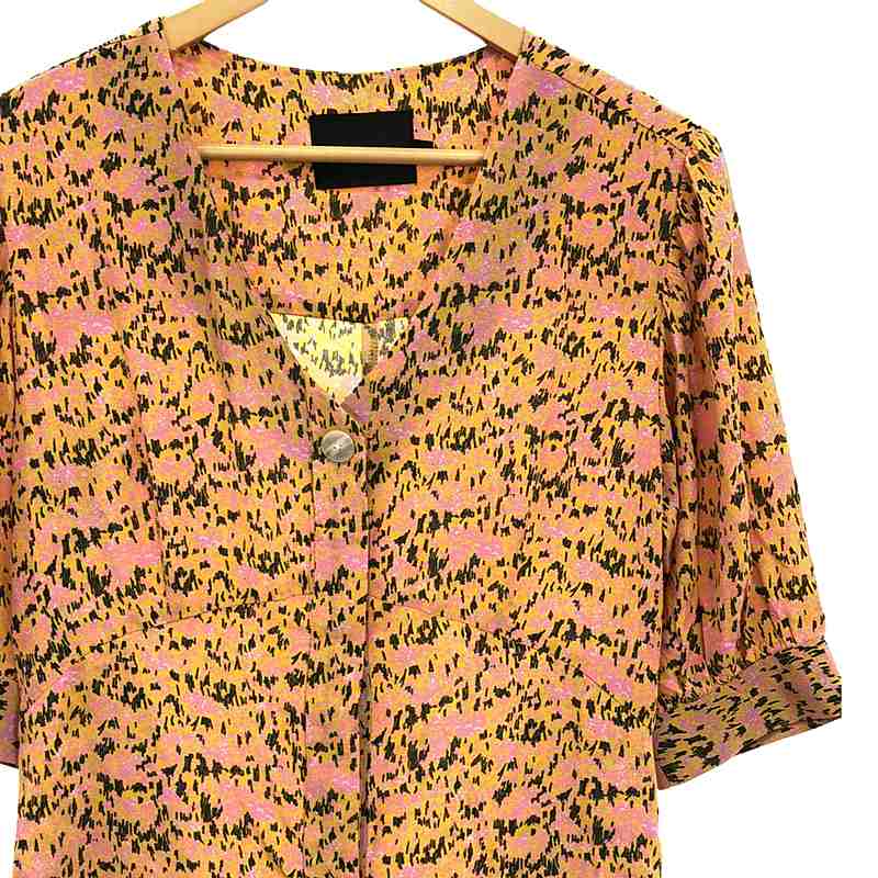 TOMORROWLAND / トゥモローランド NO.6 store FRANCESCA シルク フラワープリントジャンプスーツ