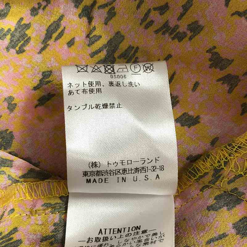 TOMORROWLAND / トゥモローランド NO.6 store FRANCESCA シルク フラワープリントジャンプスーツ