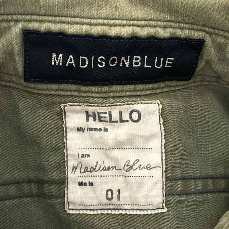 MADISON BLUE / マディソンブルー HAMPTON BACK SATIN SHIRT ハンプトンバックサテンシャツ