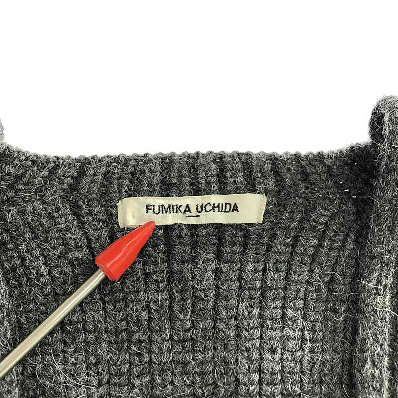 FUMIKA UCHIDA / フミカウチダ Vネック フィンガーホールニット