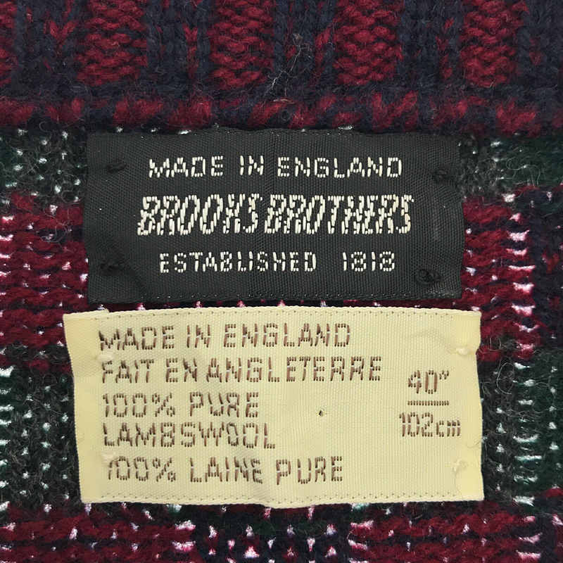 BROOKS BROTHERS / ブルックスブラザーズ OLD VINTAGE SWEATER イングランド製 オールド ニット セーター