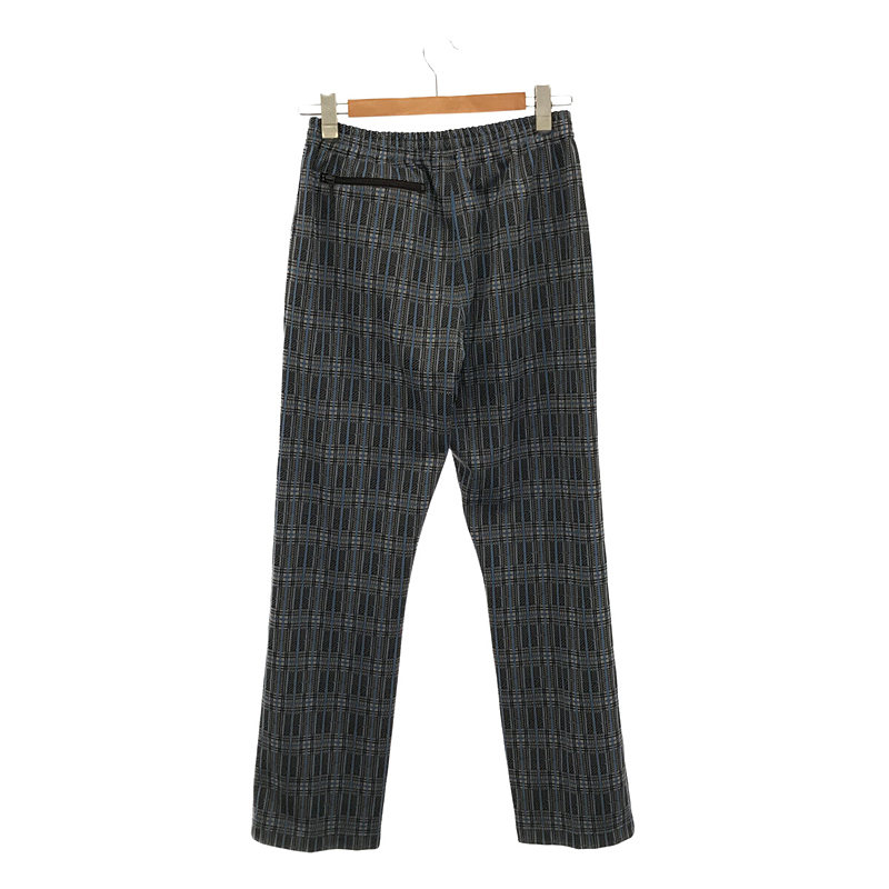 Track Pant-Poly Jq Plaid チェックストレートトラックパンツNeedles / ニードルス