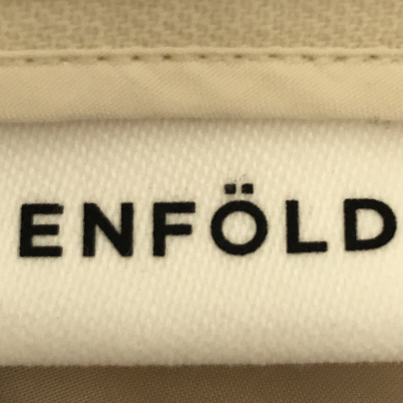 ENFOLD / エンフォルド ハイウエスト ワイドパンツ