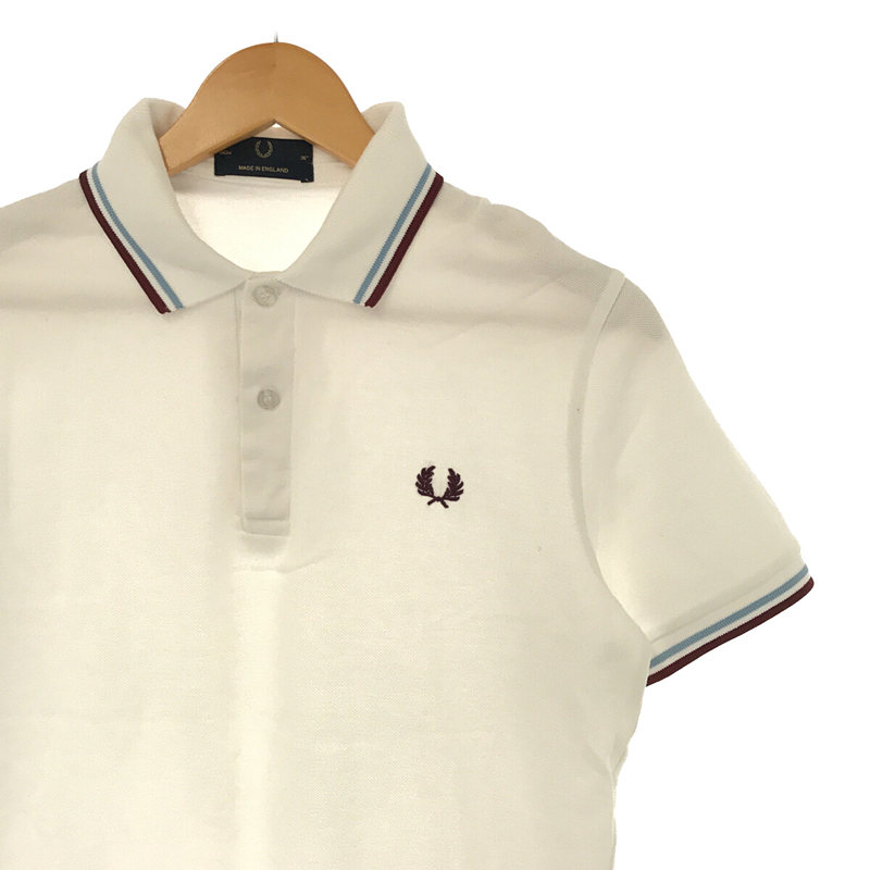 FRED PERRY / フレッドペリー M12N 英国製 ツインティップド鹿の子ポロシャツ