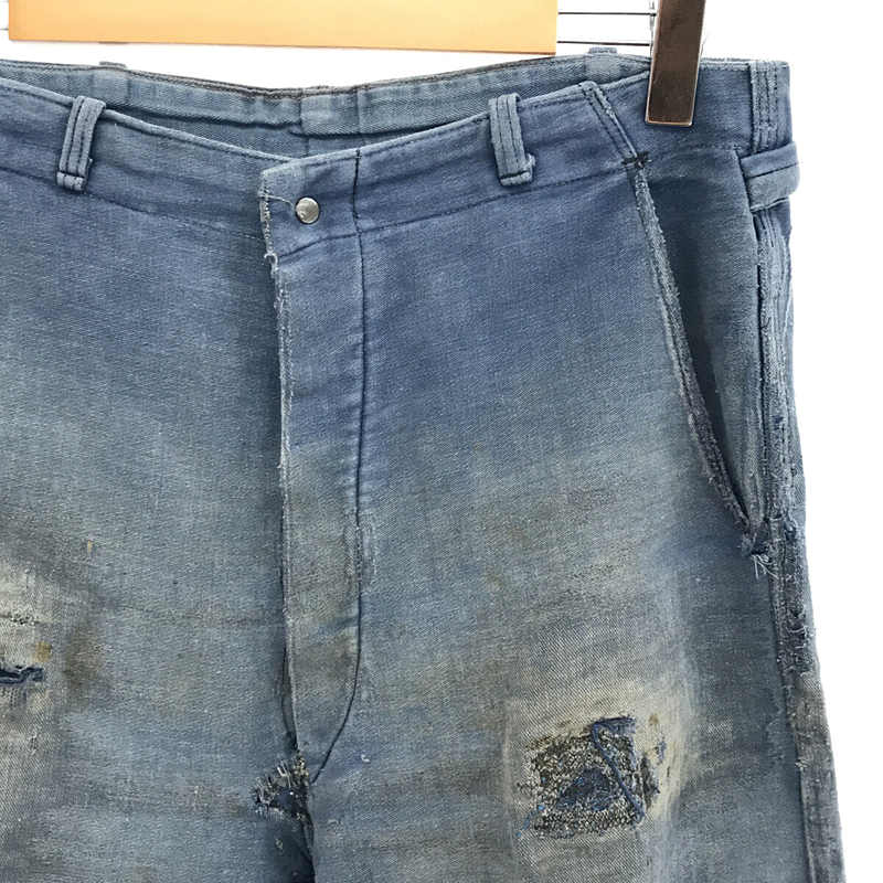 BORO 刺し子　ヴィンテージ  モールスキン パンツ　50s 40s