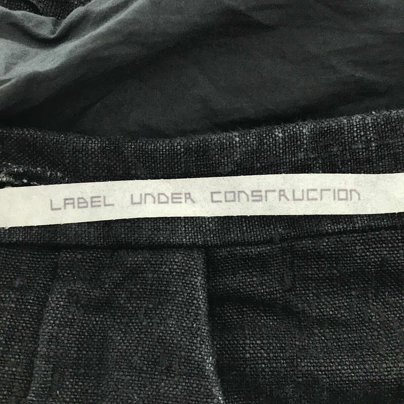 LABEL UNDER CONSTRUCTION / レーベルアンダーコンストラクション BREAD BAGS UNSTITCHED SELVEDGE PANTS パンツ