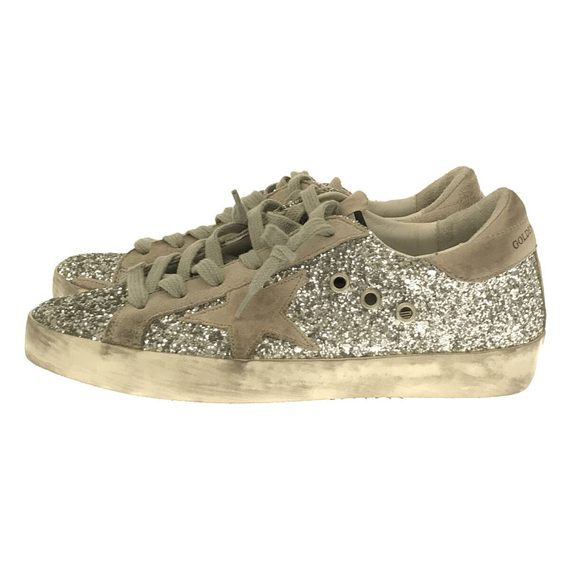 GOLDEN GOOSE / ゴールデングース SUPER STAR SILVER GLITTER スーパースター ラメ スニーカー