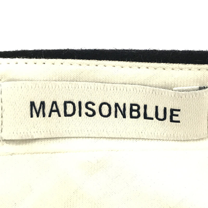 ウールフランネル ワイドスラックスパンツMADISON BLUE / マディソンブルー