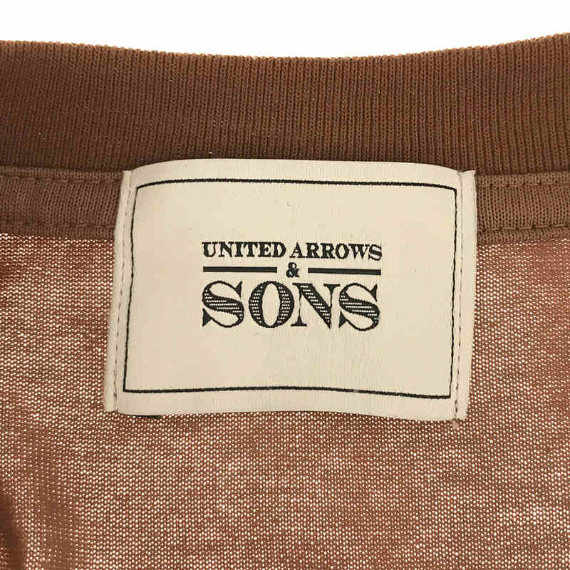 UNITED ARROWS & SONS / ユナイテッドアローズアンドサンズ ボックスシルエットリンガーTシャツ