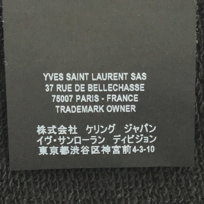 SAINT LAURENT / サンローラン コットン フロントロゴ トレーナー スエット