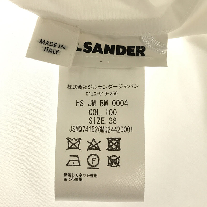 JIL SANDER / ジルサンダー コットンタイプライタービッグポケット 半袖シャツ