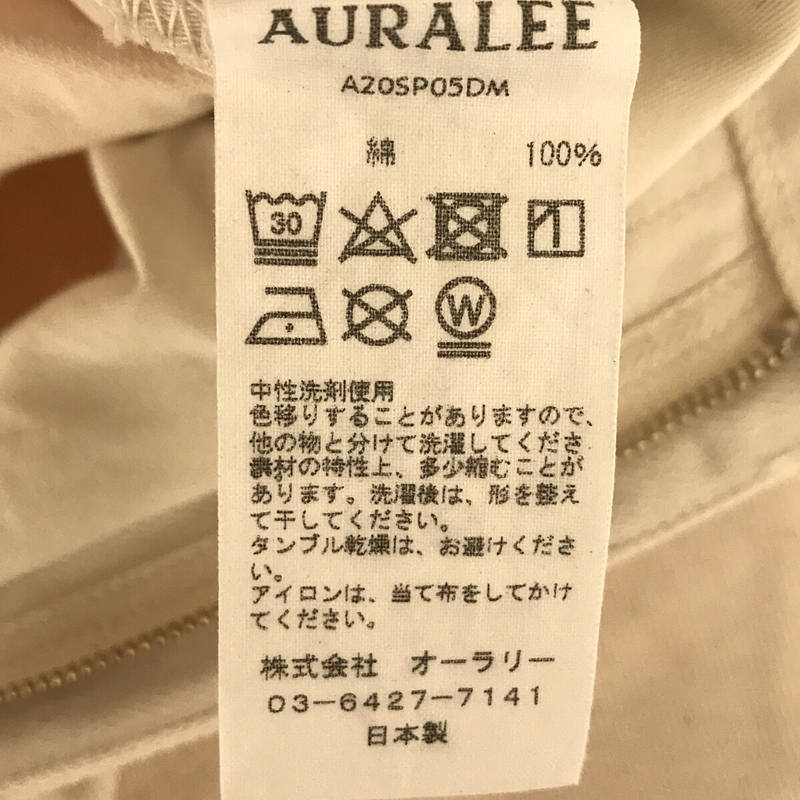 AURALEE / オーラリー HARD TWIST DENIM 5P PANTS ハードツイストデニムパンツ