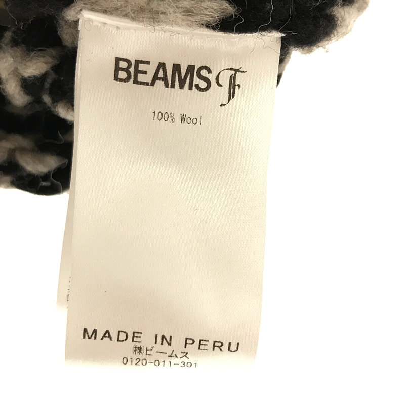 BEAMS F / ビームスエフ F.i HND HB SHAWL ハンドニット ショールカラーカーディガン ガウン