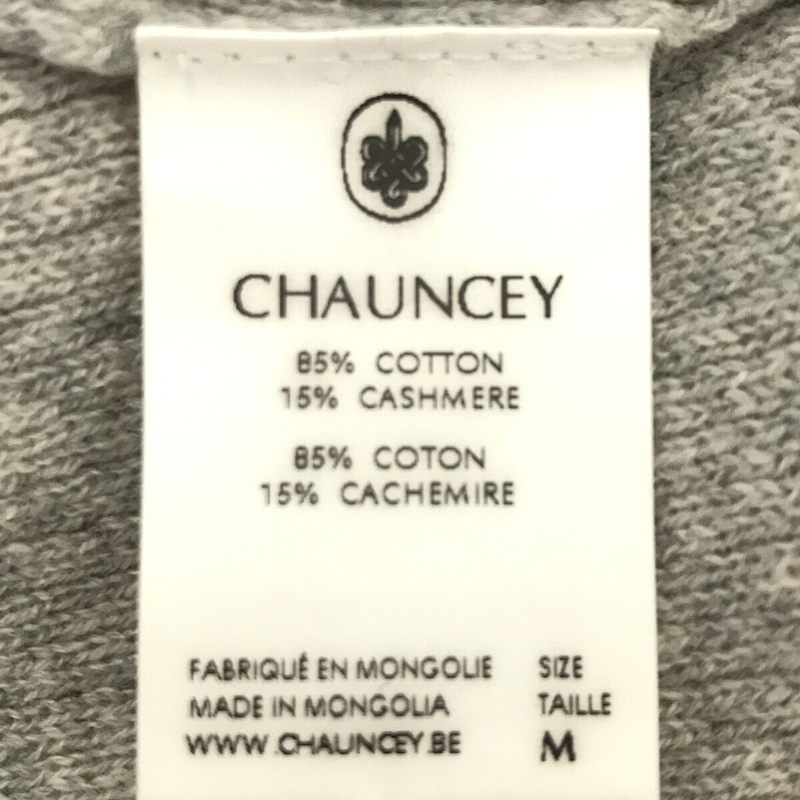 CHAUNCEY / チャウンシー カシミヤ混紡 ワッフルニットセーター