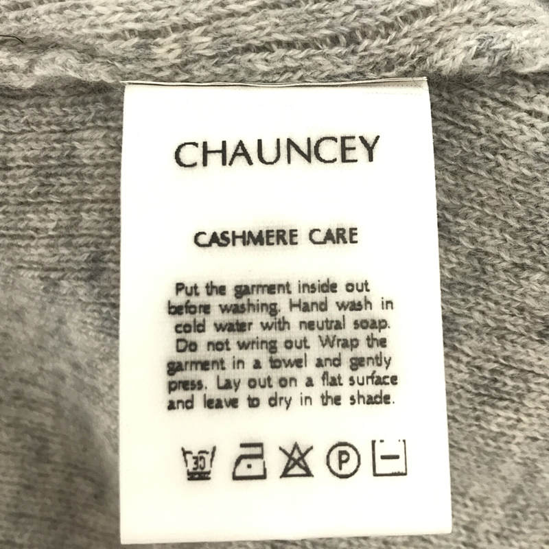 CHAUNCEY / チャウンシー カシミヤ混紡 ワッフルニットセーター