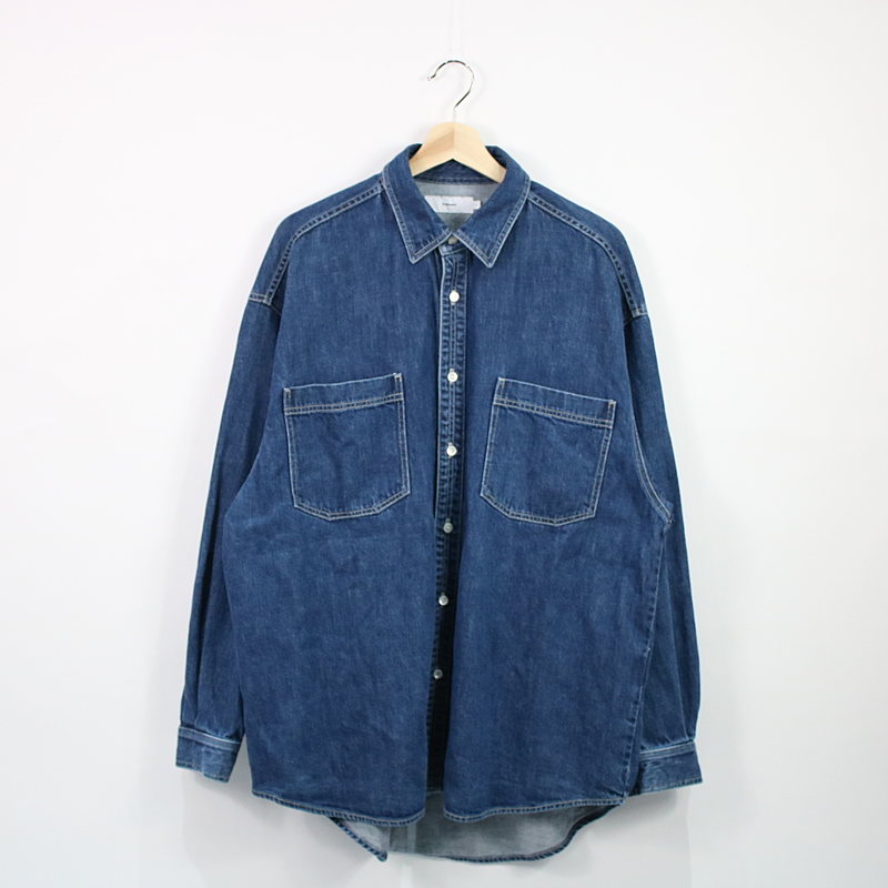 Denime Regular Collar Shirt ウォッシュデニムシャツ