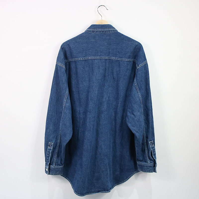 Graphpaper / グラフペーパー Denime Regular Collar Shirt ウォッシュデニムシャツ