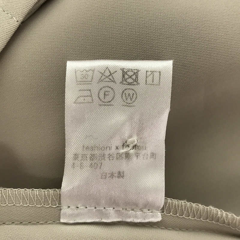 foufou / フーフー ダブルフェイスサテン ブラウス