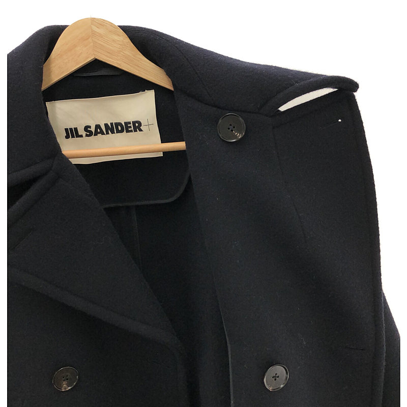 JIL SANDER+ / ジルサンダープラス ウールメルトン ダブル ピーコート