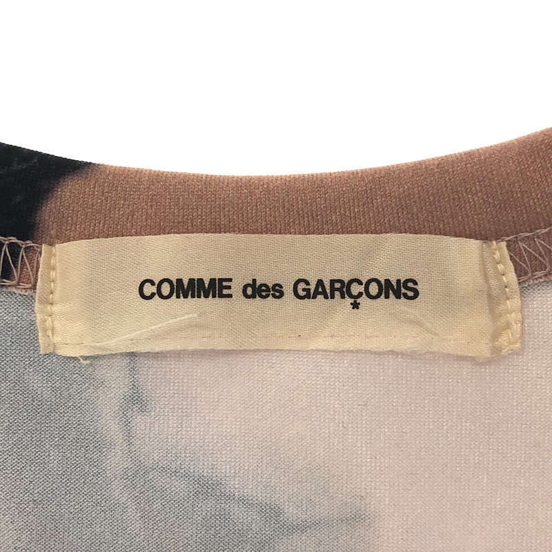 COMME des GARCONS / コムデギャルソン The Beauty of Unfinish / 未完成が持つ美しさ セットアップ 総柄 タトゥー ポリエステル カットソー / レギンス パンツ