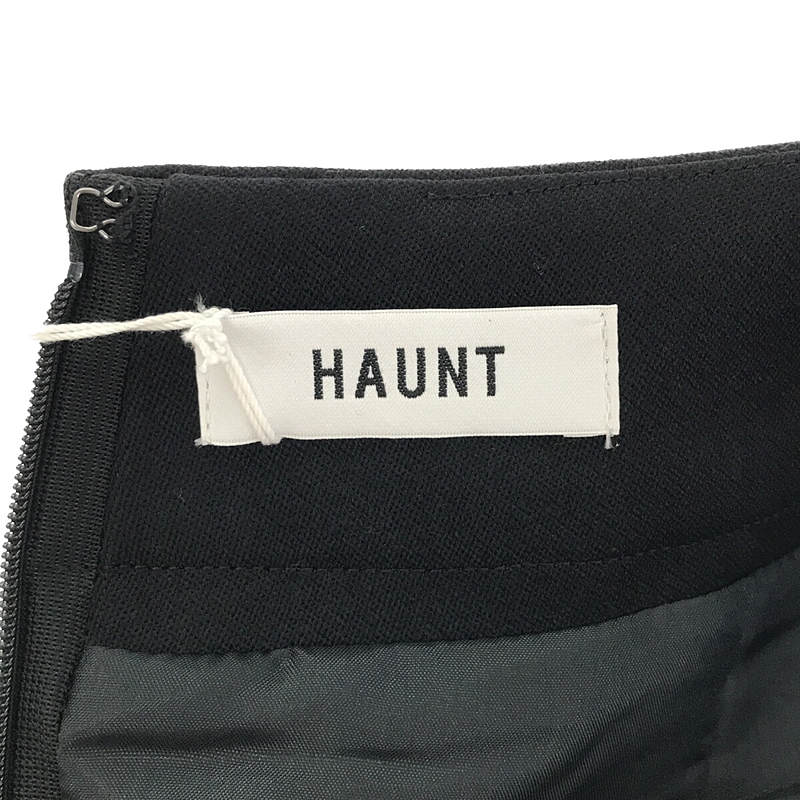 haunt / ハウント WC SAILOR SKIRT 金ボタン 裏地付き ウールスカート