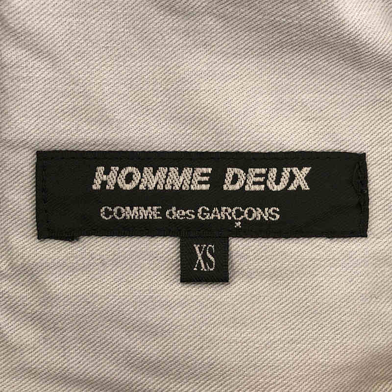 COMME des GARCONS HOMME DEUX / コムデギャルソンオムドゥ ウールツイード ヘリンボーン スラックスパンツ