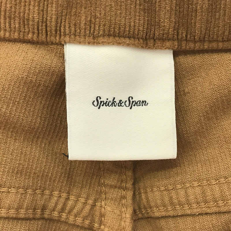 Spick and Span / スピックアンドスパン コーデュロイパンツ brown