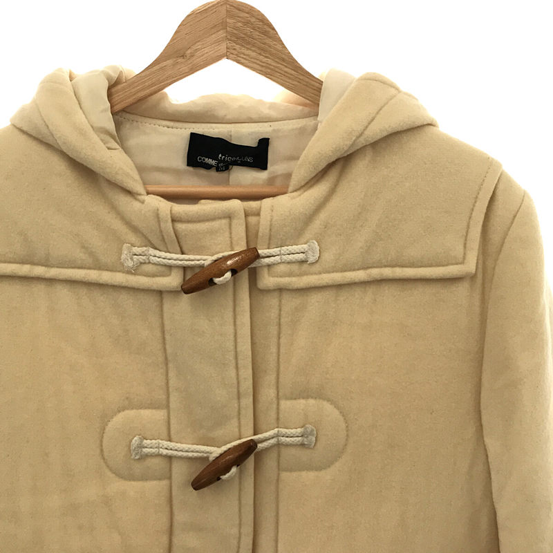 tricot COMME des GARCONS / トリココムデギャルソン ウール ダッフルコート フーディ
