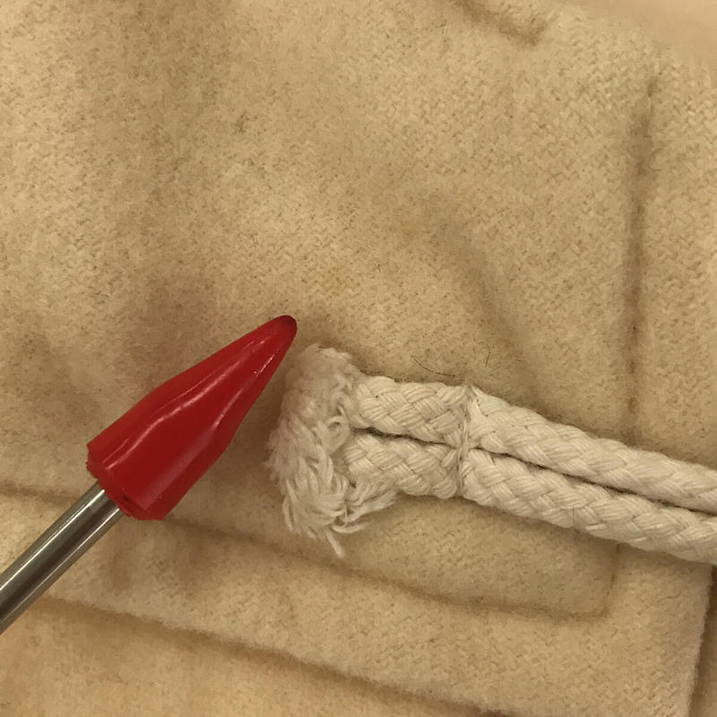 tricot COMME des GARCONS / トリココムデギャルソン ウール ダッフルコート フーディ