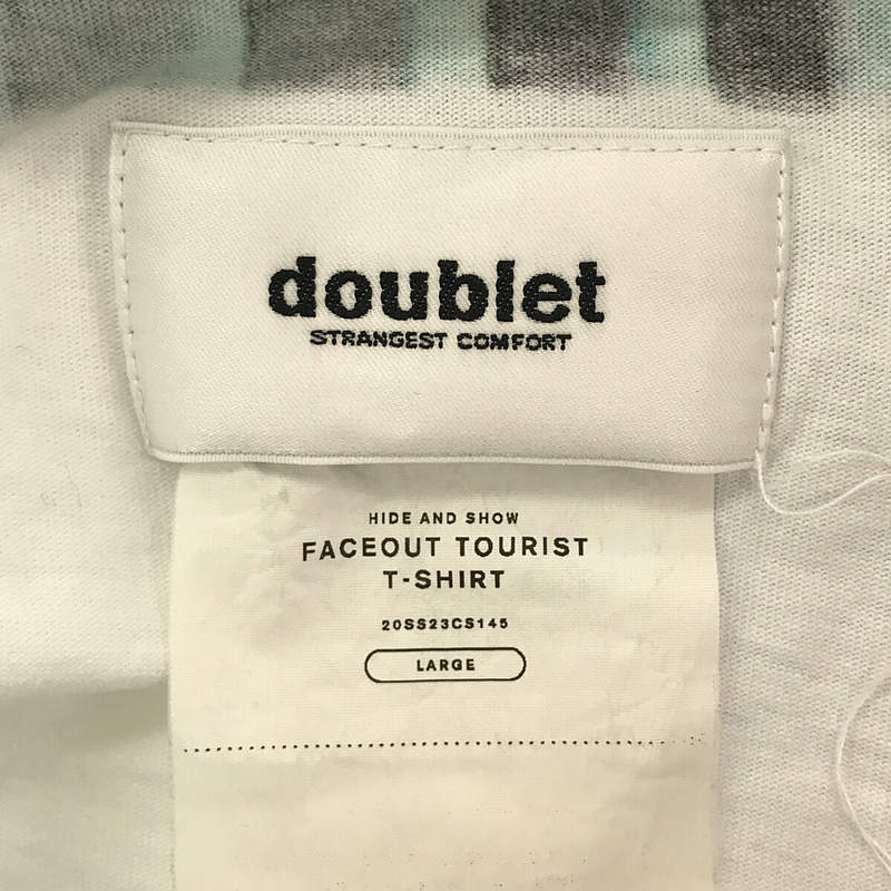 doublet / ダブレット FACEOUT TOURIST T-SHIRT Tシャツ