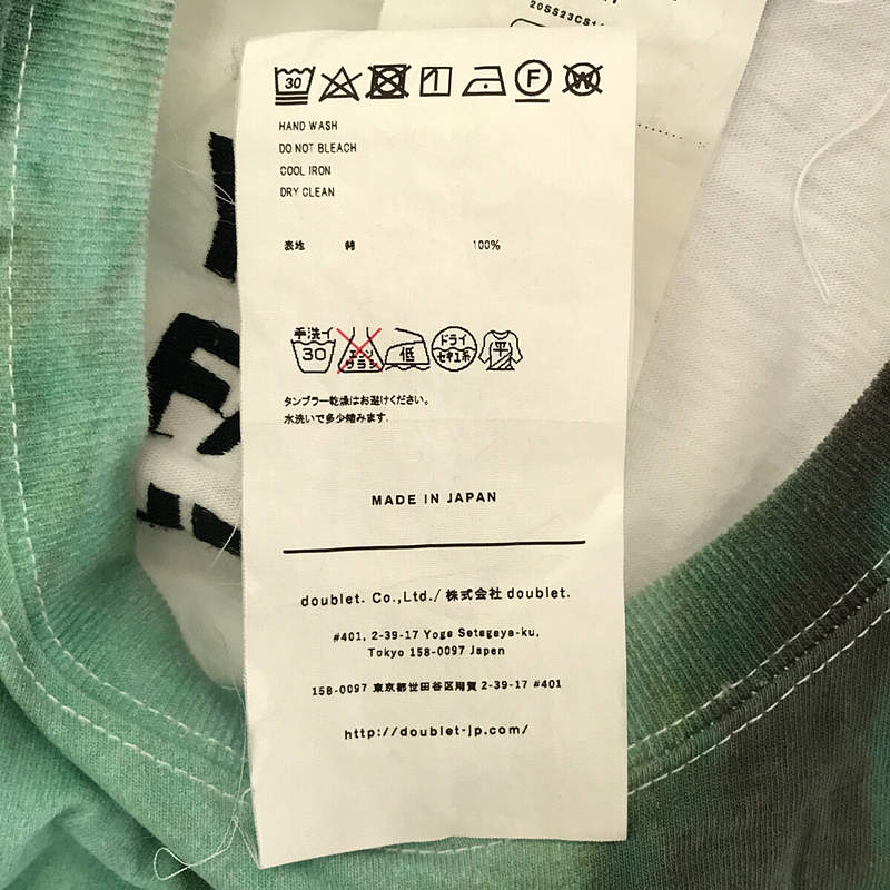 doublet / ダブレット FACEOUT TOURIST T-SHIRT Tシャツ