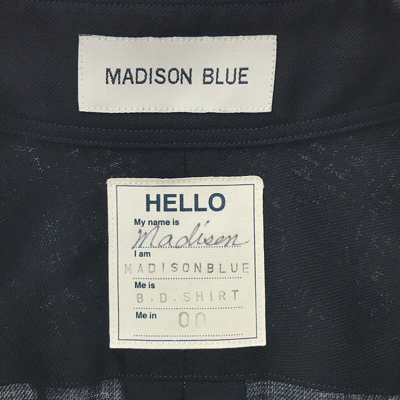 MADISON BLUE / マディソンブルー B.D. SHIRT ボタンダウンシャツ