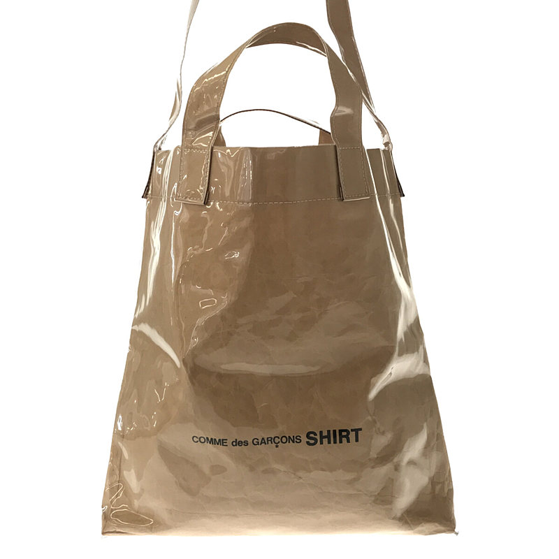 COMME des GARCONS SHIRT / コムデギャルソンシャツ 2way PVC PAPER BAG ペーパー ショルダートートバッグ