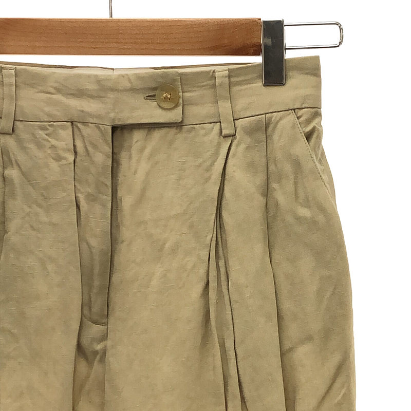 Acne Studios / アクネストゥディオズ リネン 2タック スラックスパンツ