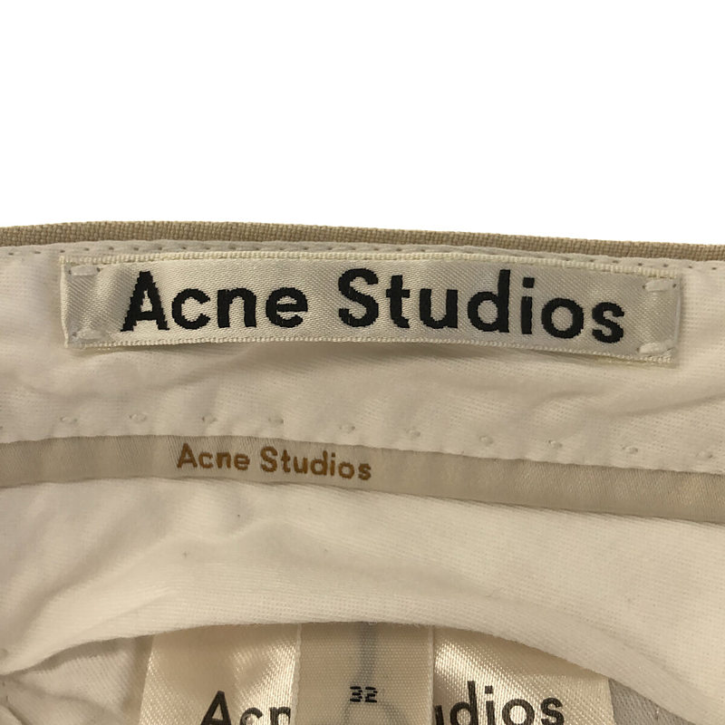 Acne Studios / アクネストゥディオズ リネン 2タック スラックスパンツ