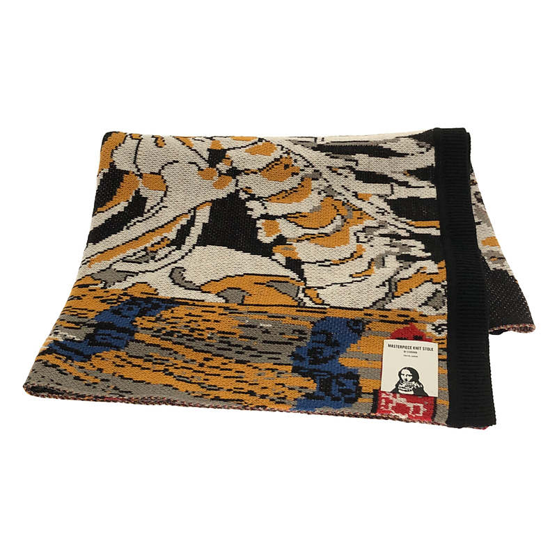 STORAMA / ストラマ MASTERPIECE KNIT STOLE 総柄 ジャガード ニット ストール
