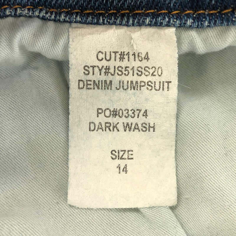 その他 デニム オールインワン ジャンプスーツ