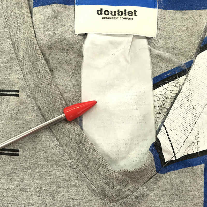 doublet / ダブレット プリント Tシャツ