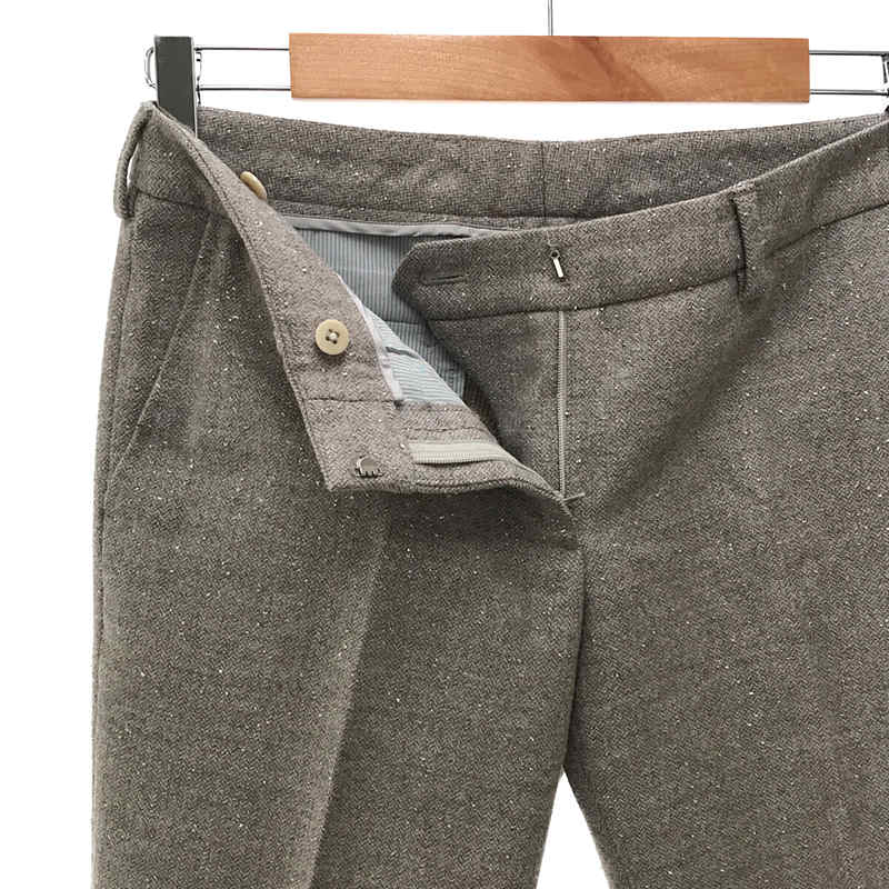 INCOTEX / インコテックス ウール ラメスラックスパンツ