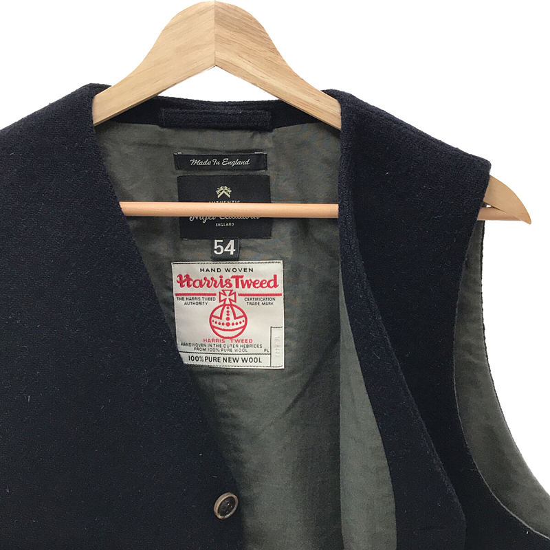 ​NIGEL CABOURN / ナイジェルケーボン × HARRIS TWEED / ハリスツイード 別注 シンチバック ベスト