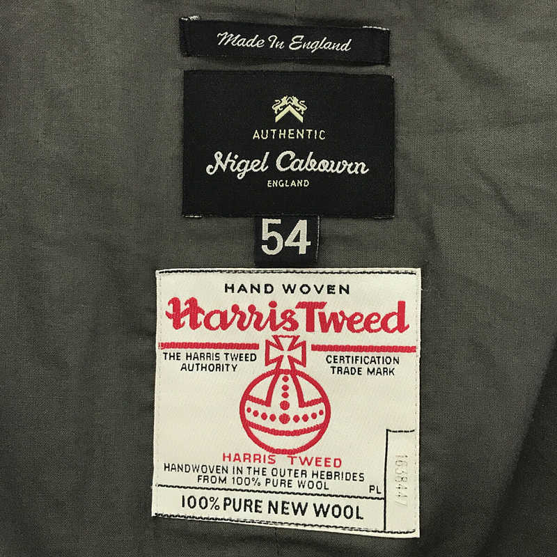 ​NIGEL CABOURN / ナイジェルケーボン × HARRIS TWEED / ハリスツイード 別注 シンチバック ベスト