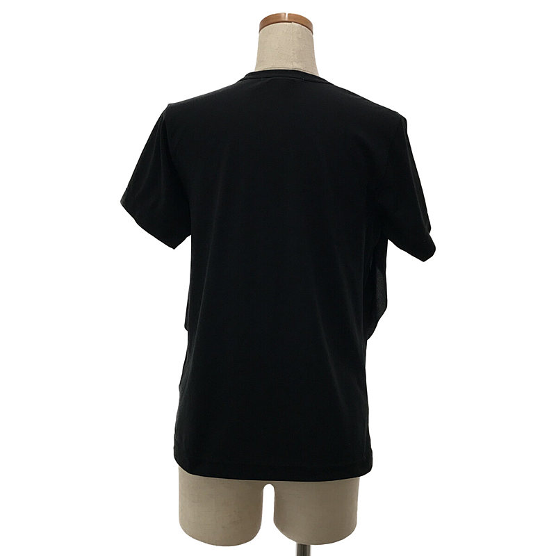 COMME des GARCONS / コムデギャルソン Roses & Blood / 薔薇と血 ポリエステル フリル カットソー